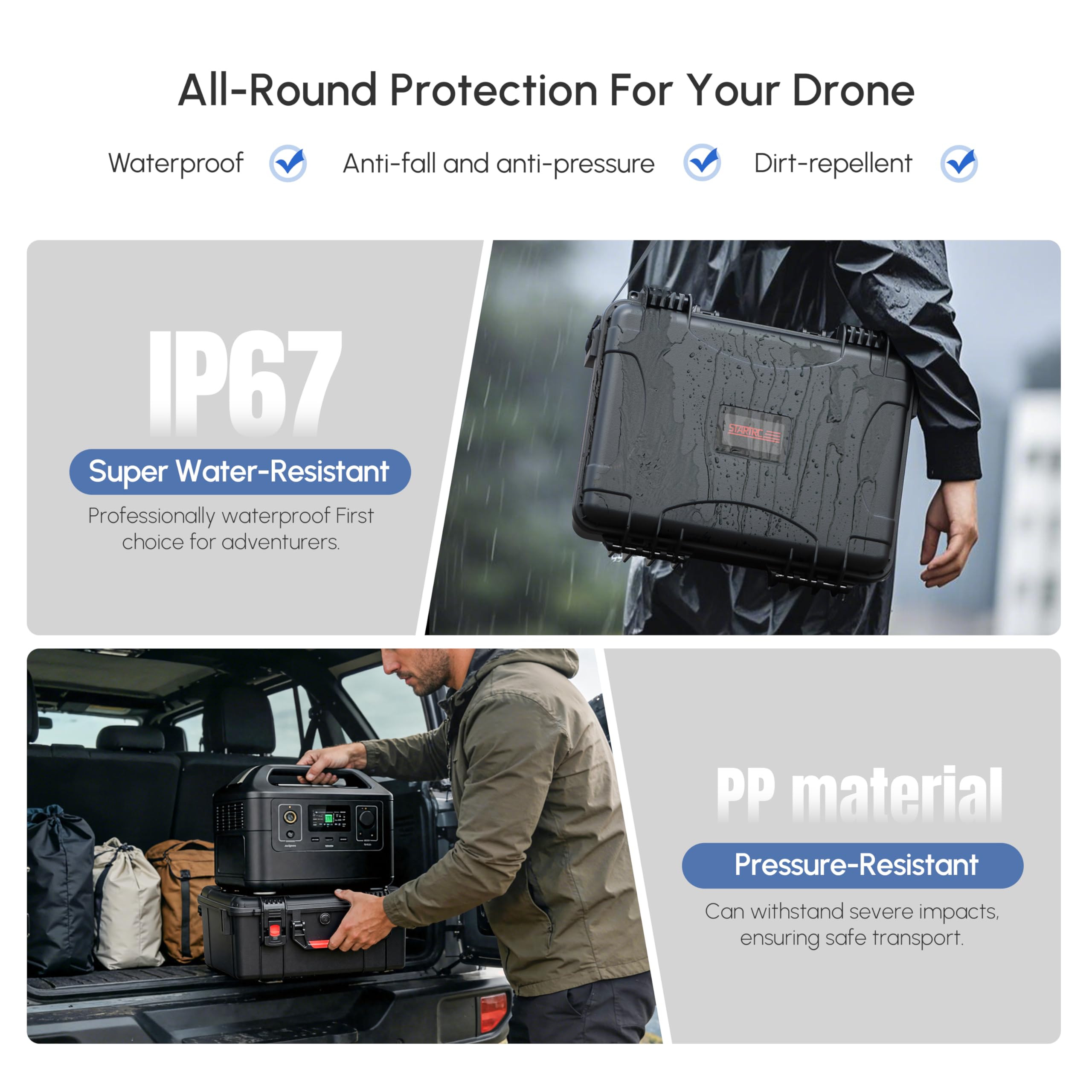 Casing Keras Tahan Air untuk D - Drone Battery Case ulasan dan harga