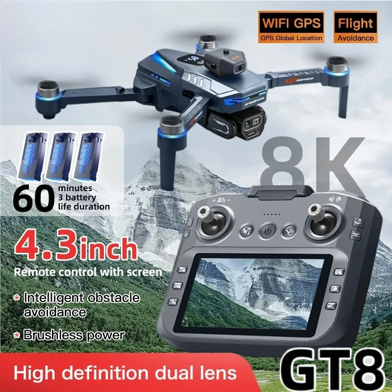 Drone GT8 Original 8K Profesio - Jjrc Drone X12 ulasan dan harga