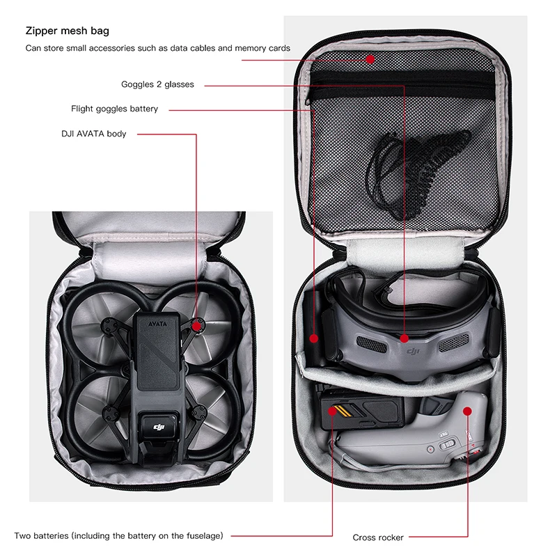 Casing Portabel Tas Tangan Rua - Drone Battery Case ulasan dan harga