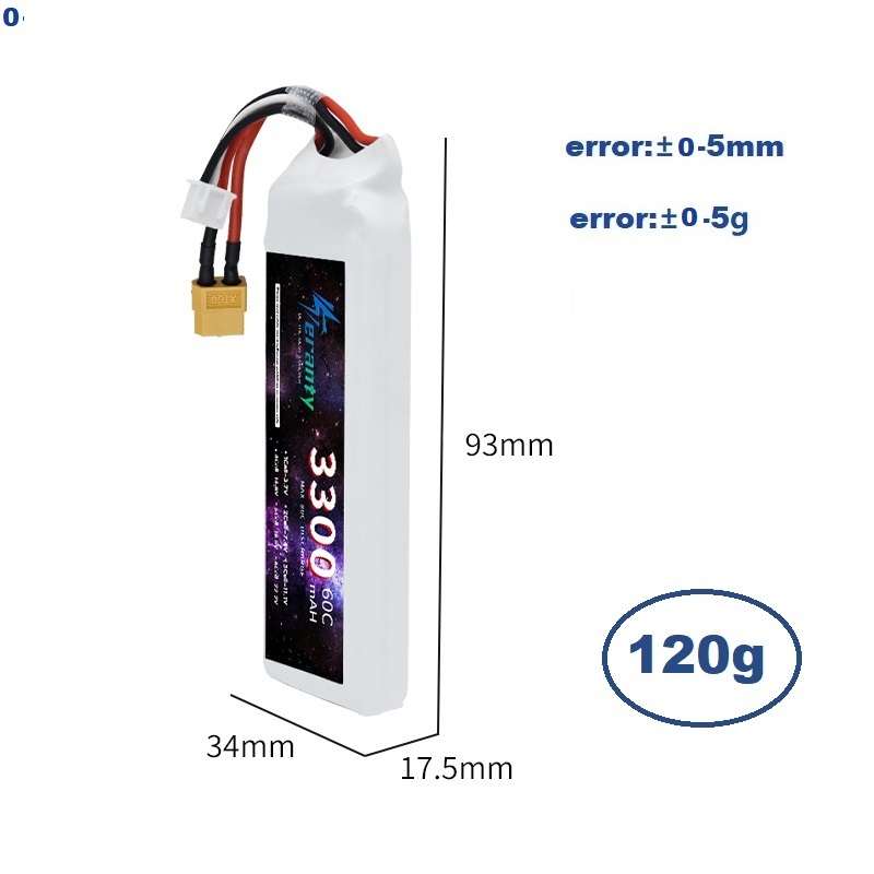 2S 7.4V baterai LiPo 3300mAh 6 - Drone Battery 3S ulasan dan harga