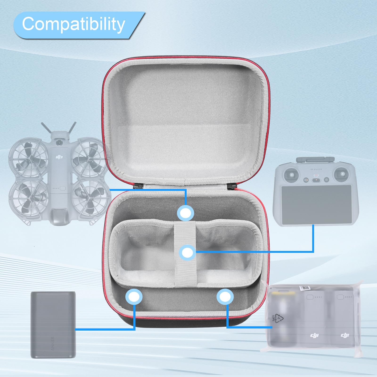 Tas Jinjing Portabel untuk DJI - Drone Battery Case ulasan dan harga